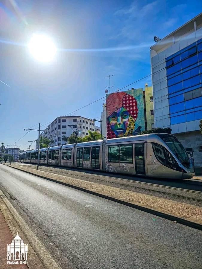 Rabat, Hassan Downtown: Tramway, Sunshine, Privacy Apartment Bagian luar foto